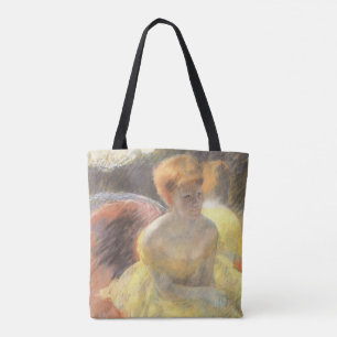 Tote Bag Portrait de Lydia à l'Opéra par Mary Cassatt
