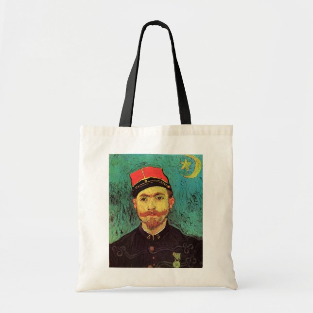 Tote Bag Portrait de Milliet, L'Amant de Vincent van Gogh (Devant)