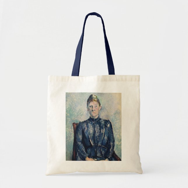Tote Bag Portrait de Paul Cezanne | de Madame Cezanne, (Devant)