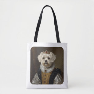 Tote Bag Portrait de reine de la Renaissance inspiré par un