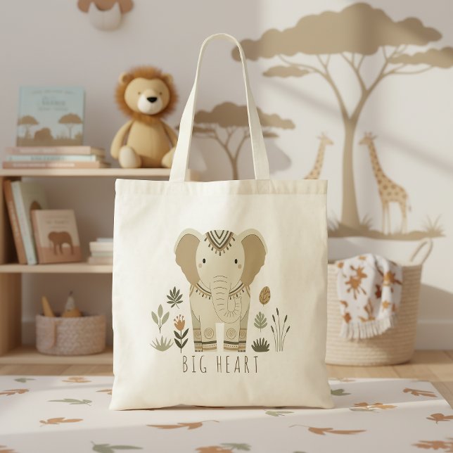 Tote Bag Portrait de Safari Éléphant ID1264 (Créateur téléchargé)