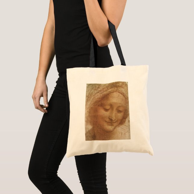 Tote Bag Portrait de Sainte Anne par Léonard de Vinci (Devant (produit))