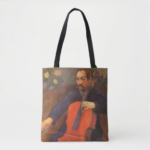Tote Bag Portrait de Schneklud Joueur par Paul Gauguin