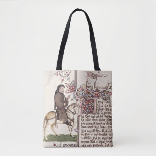 Tote Bag Portrait de télécopie de Geoffrey Chaucer de