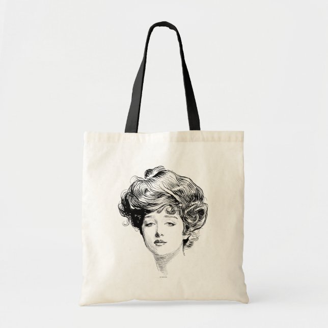 Tote Bag Portrait d'une fille de Gibson, 1900 (Devant)