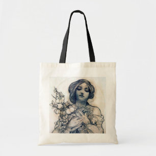 Tote Bag Portrait (Étude), Alphonse Mucha