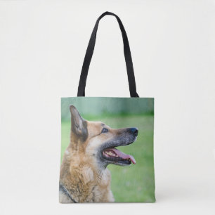 Tote Bag Portrait latéral du berger allemand