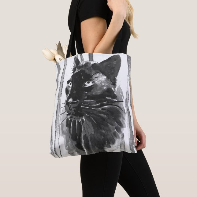 Tote Bag Portrait Panther (De près)