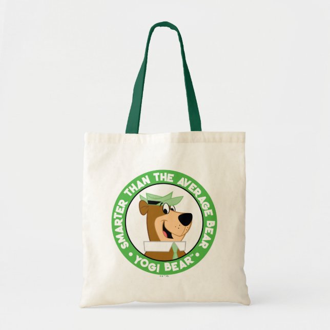 Tote Bag Portrait souriant de l'ours de Yogi (Devant)