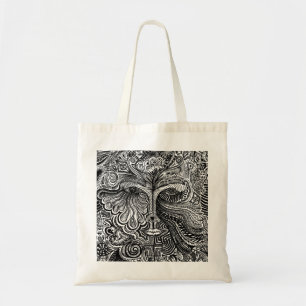 Tote Bag Portrait Trippy
