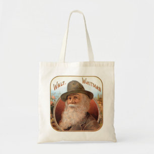 Tote Bag Portrait vintage de Walt Whitman d'auteur de poèt