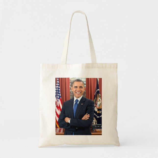 Tote Bag Portrait vintage du président Barack Obama (Devant)