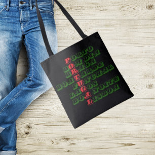 Tote Bag Portugal Shopping Bag Fourre-tout. Bonjour