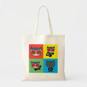 Tote Bag Poses de caractères Chibi Catwoman