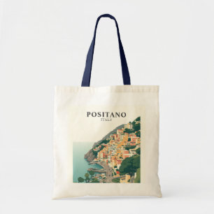 Tote Bag Positano, Italie Ville Vintage