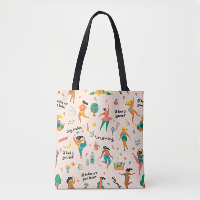 Tote Bag Positivité du corps Fourre-tout (Devant)