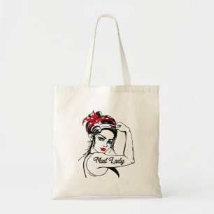 Tote Bag Poste Travailleur Postal Rosie Le Riveter Courrier