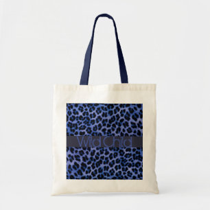 Tote Bag Poster de animal Personnalisé Blue Fourre-tout