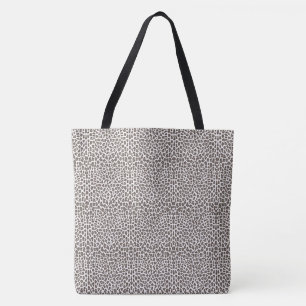 Tote Bag Poster de animal réversible Brown/Tan Fourre-tout