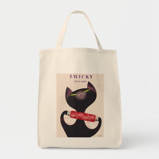 Tote Bag Poster de chats Zwicky par Donald Brun (Devant)