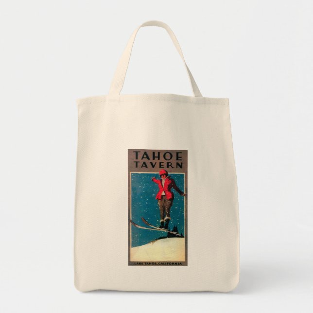 Tote Bag Poster de la taverne Tahoe (Devant)