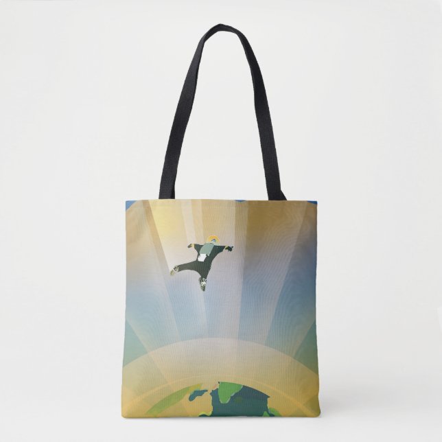 Tote Bag Poster De L'Espace Rétro-La Gravité D'Une Super Te (Devant)