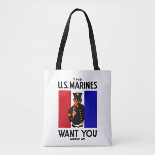 Tote Bag Poster de recrutement maritime vintage de la Premi