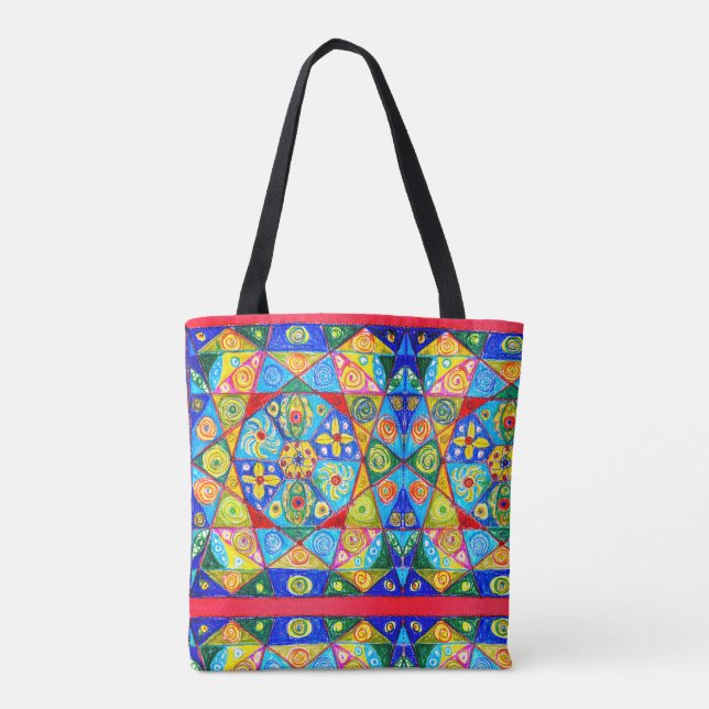 Tote Bag Poster de vision Abstraite (Dos)