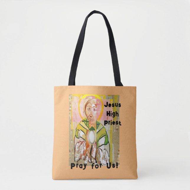Tote Bag Poster du Christ Prêtre (Devant)