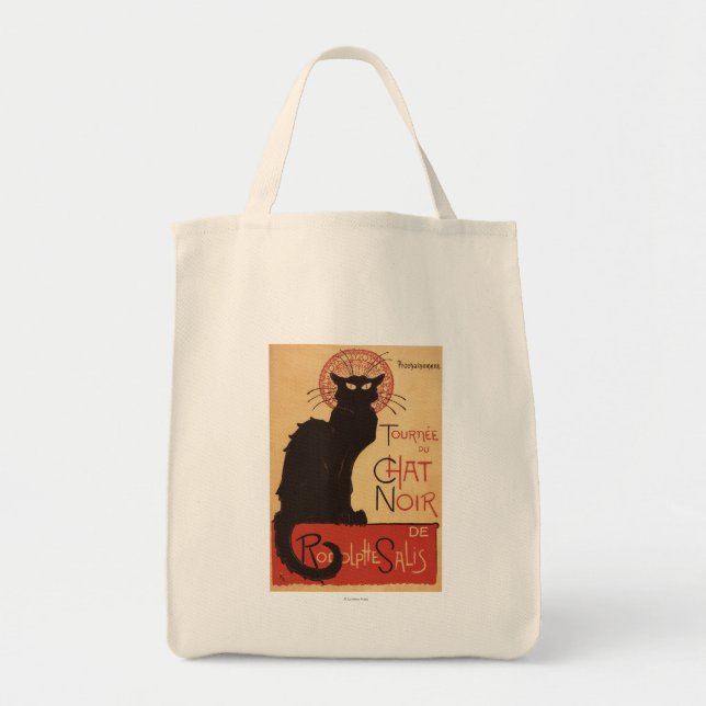 Tote Bag Poster du conversation Noir Cabaret Troupe Black C (Devant)