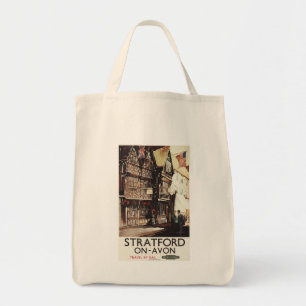 Tote Bag Poster ferroviaire Garrick Inn and Harvard House