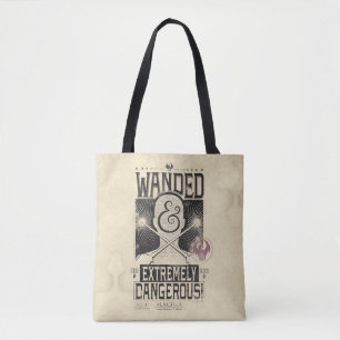 Tote Bag Poster Recherché déambulé et extrêmement dange