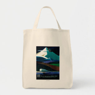 Tote Bag Poster vintage Pacifique occidental de zéphyr de