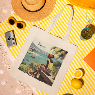 Tote Bag Poster Vintage voyage Jamaïcaine