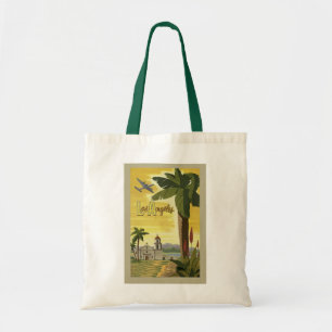 Tote Bag Poster Vintage voyage Los Angeles California Retro