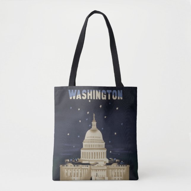 Tote Bag Poster Vintage voyage pour American Airlines (Devant)