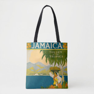 Tote Bag Poster Vintage voyage Pour La Jamaïque