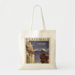 Tote Bag Poster Vintage voyage Pour Le Guatemala