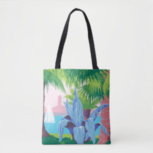 Tote Bag Poster Vintage voyage Promotion Porto Rico 2