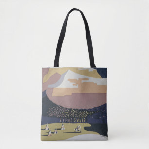 Tote Bag Poster Vintage voyage Promouvoir Les Voyages Au Mo