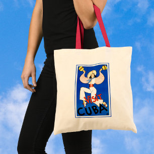 Tote Bag Poster Vintage voyage, Visite La Havane Cuba, Mara