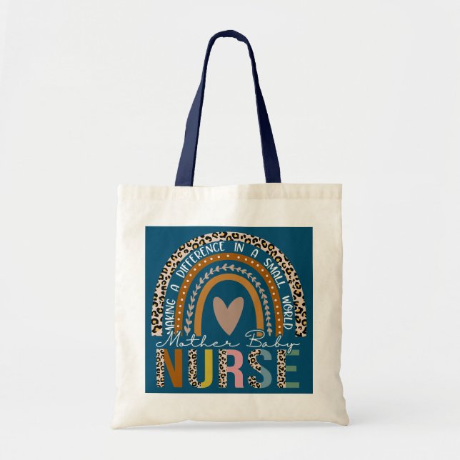 Tote Bag Postpartum Mère Bébé Infirmière Mère Bébé Postpart (Devant)