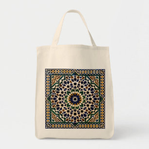 Tote Bag Pot de stockage en céramique à motif géométrique m