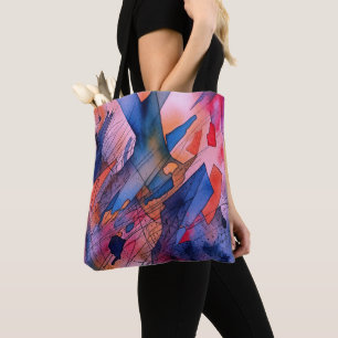 Tote Bag "Potentiel libéré" Art Abstrait contemporain