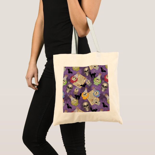 Tote Bag Potions de sorcière Halloween (Devant (produit))