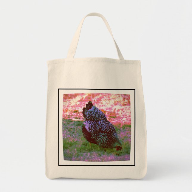 Tote Bag Poule heureuse (Devant)