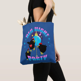 Tote Bag Poules Drôles Soirée Poulet de Nuit Humour