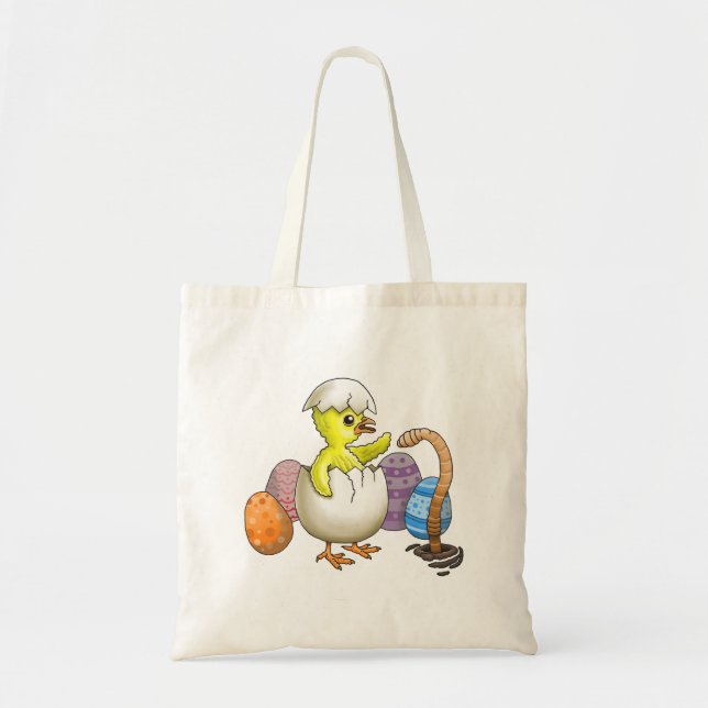 Tote Bag Poulet de Pâques éclos (Devant)