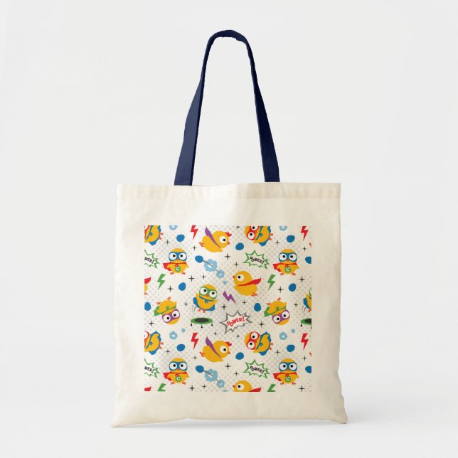 Tote Bag Poulet de superhéros (Devant)