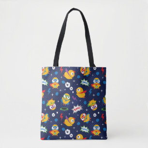 Tote Bag Poulet de superhéros